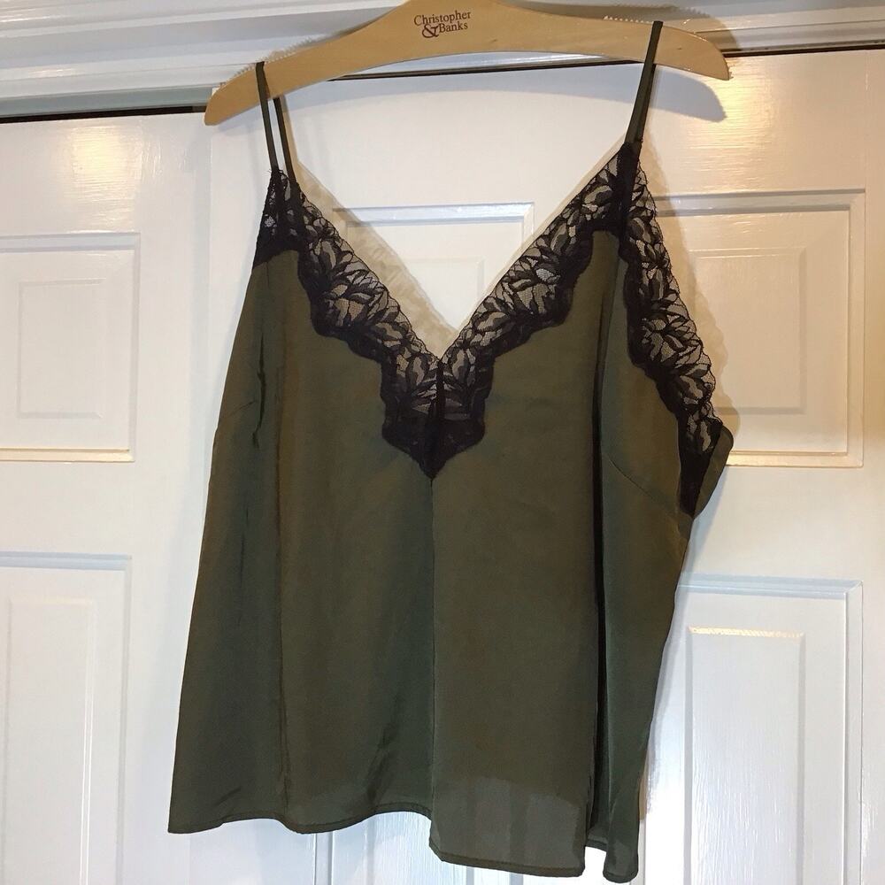 Auden Cami Babydoll Satin Lace Top XXL Y2K Fairy Goth Grunge Feminine Layering